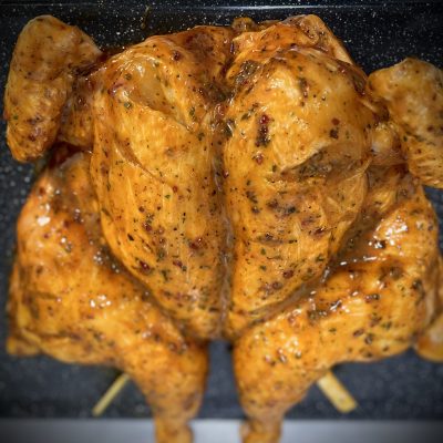 Marinated Spatchcock Chicken